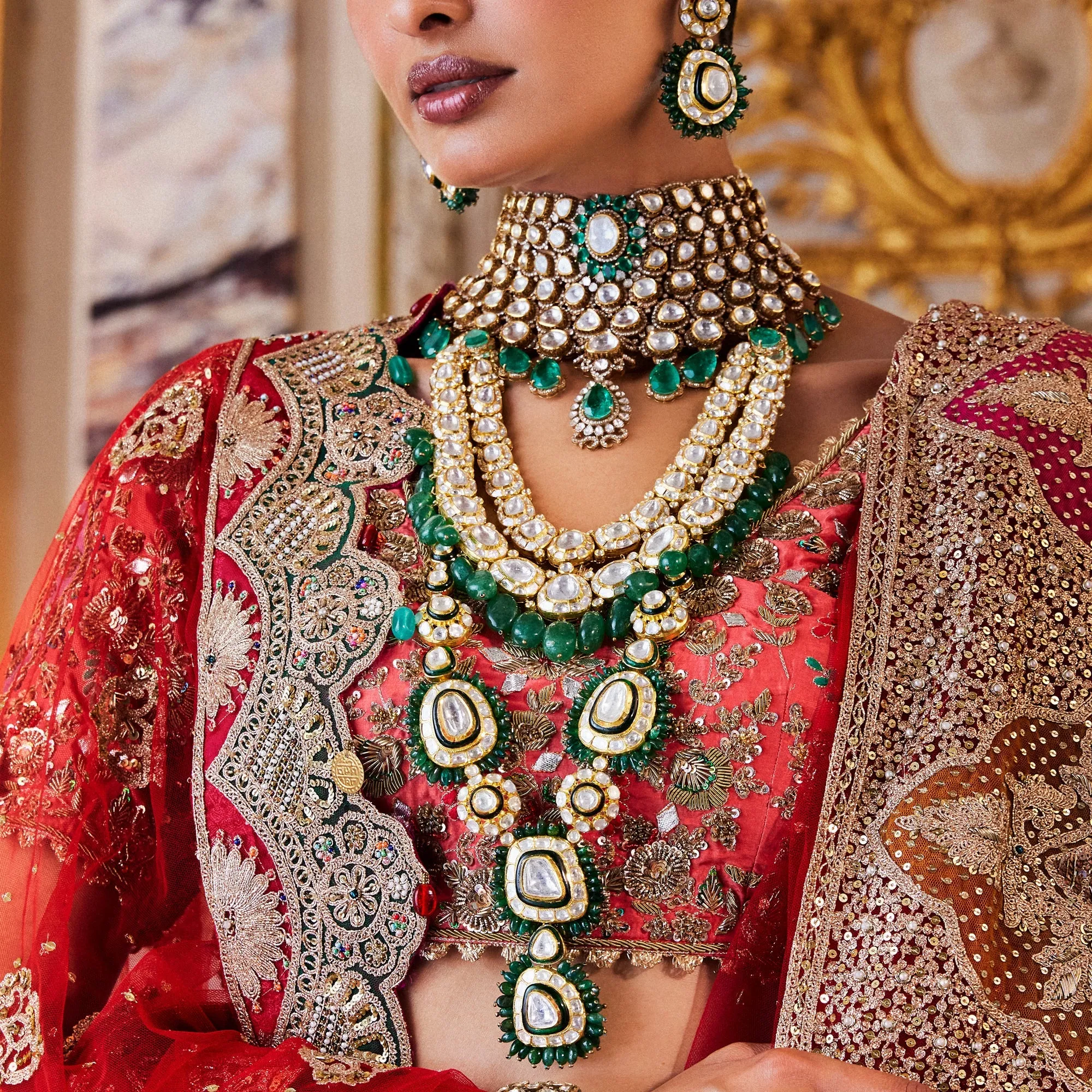 Regal Polki Choker Set