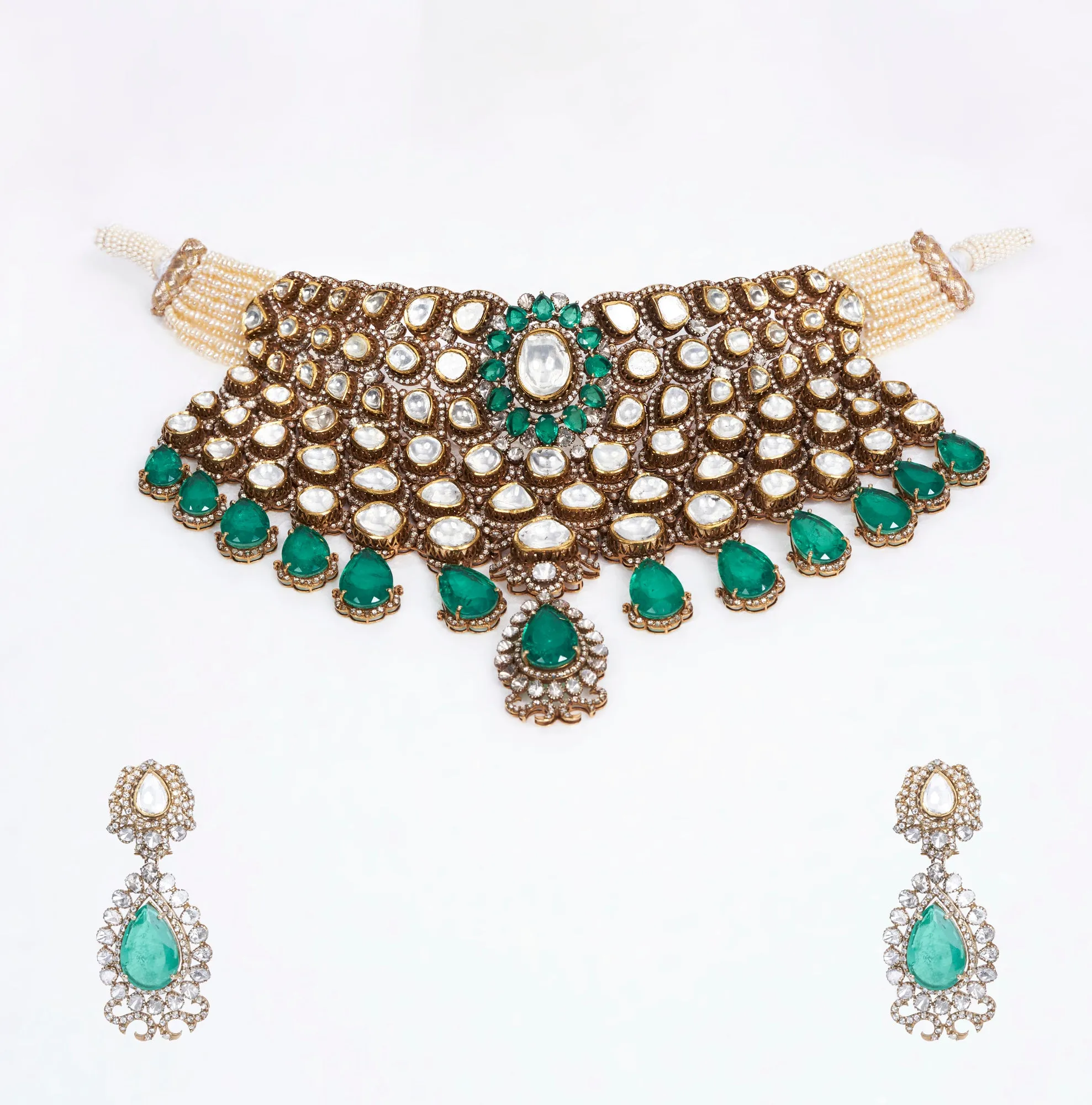 Regal Polki Choker Set