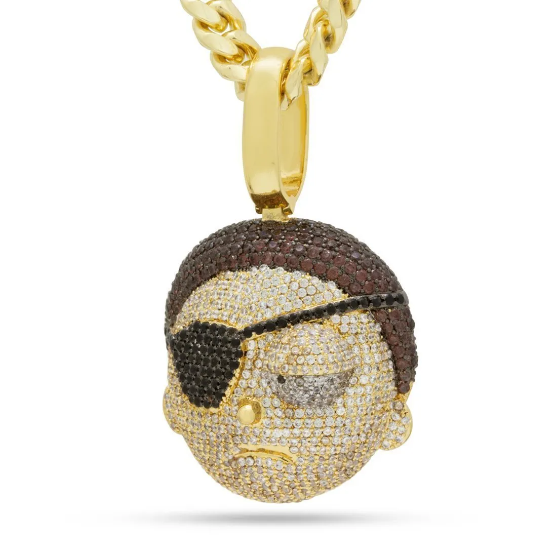 Rick and Morty x King Ice - XL Evil Morty Necklace