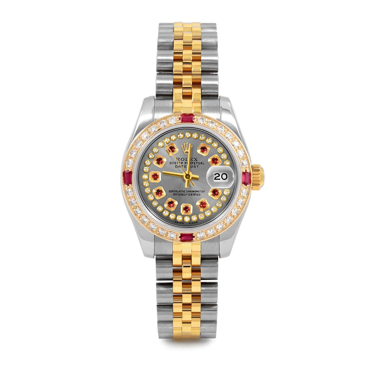 Rolex Datejust 26mm | 179173-SLT-STRR-4RBY-JBL
