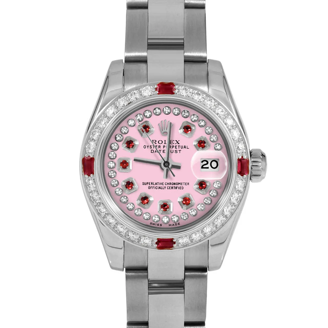 Rolex Datejust 26mm | 179174-PNK-STRR-4RBY-OYS