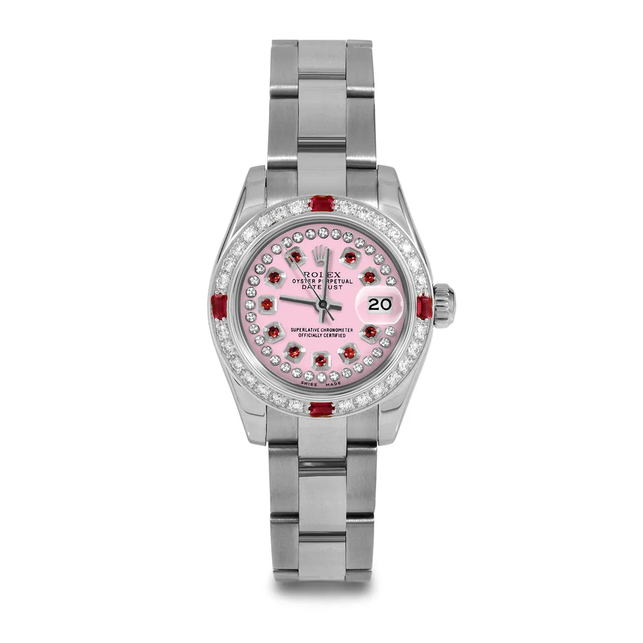 Rolex Datejust 26mm | 179174-PNK-STRR-4RBY-OYS
