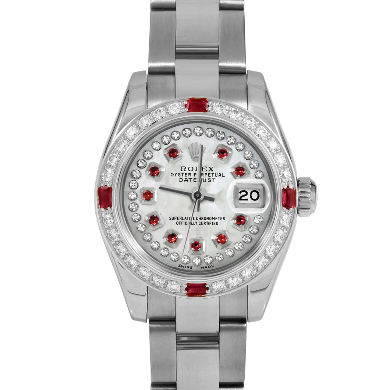 Rolex Datejust 26mm | 179174-WMOP-STRR-4RBY-OYS