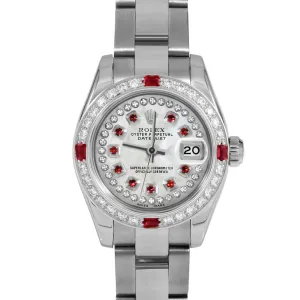 Rolex Datejust 26mm | 179174-WMOP-STRR-4RBY-OYS