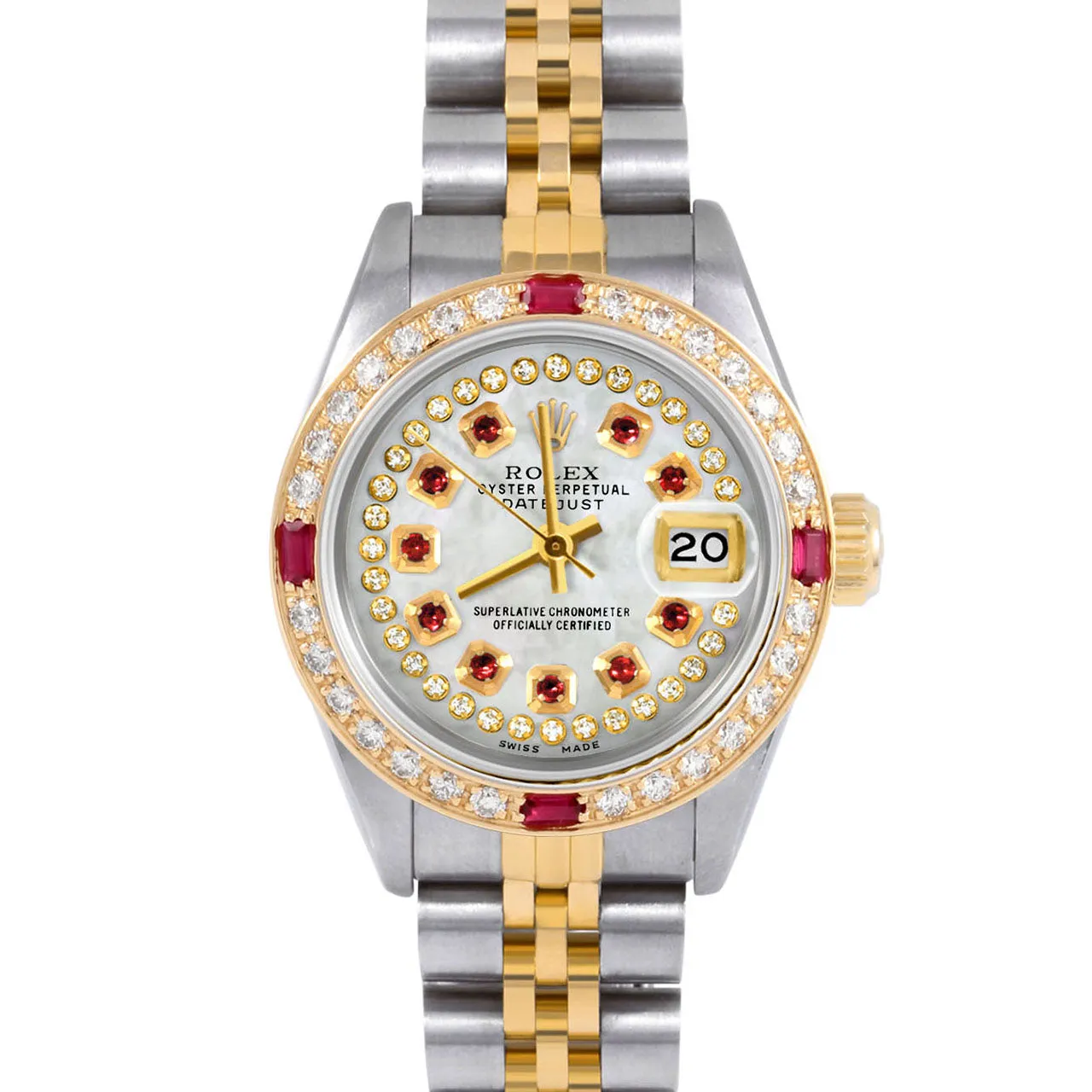 Rolex Datejust 26mm | 69173-WMOP-STRR-4RBY-JBL