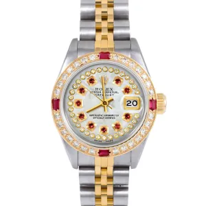 Rolex Datejust 26mm | 69173-WMOP-STRR-4RBY-JBL