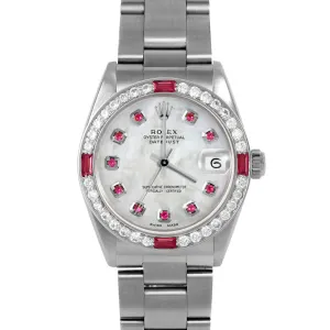 Rolex Datejust 31mm | 6827-SS-WMOP-RBY-AM-4RBY-OYS