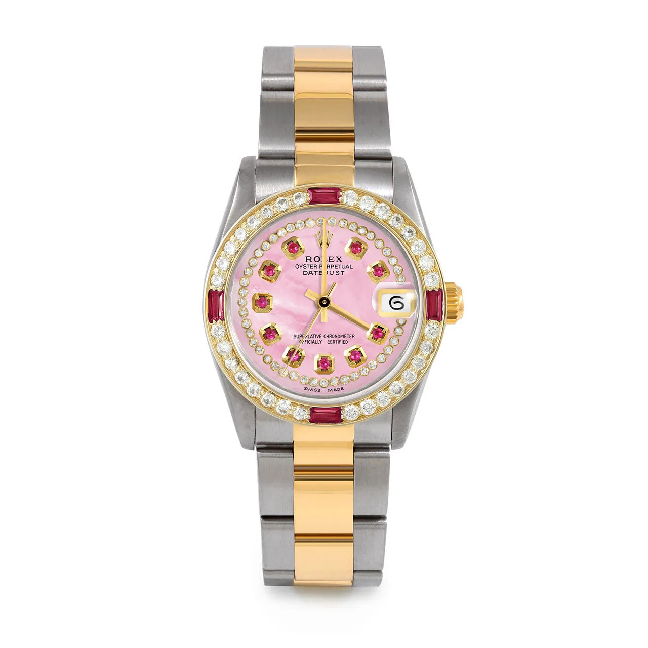 Rolex Datejust 31mm | 68273-PMOP-STRR-4RBY-OYS