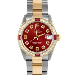 Rolex Datejust 31mm | 68273-RED-RBY-AM-4RBY-OYS
