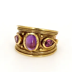Royal Purple Amethyst Fashion Ring