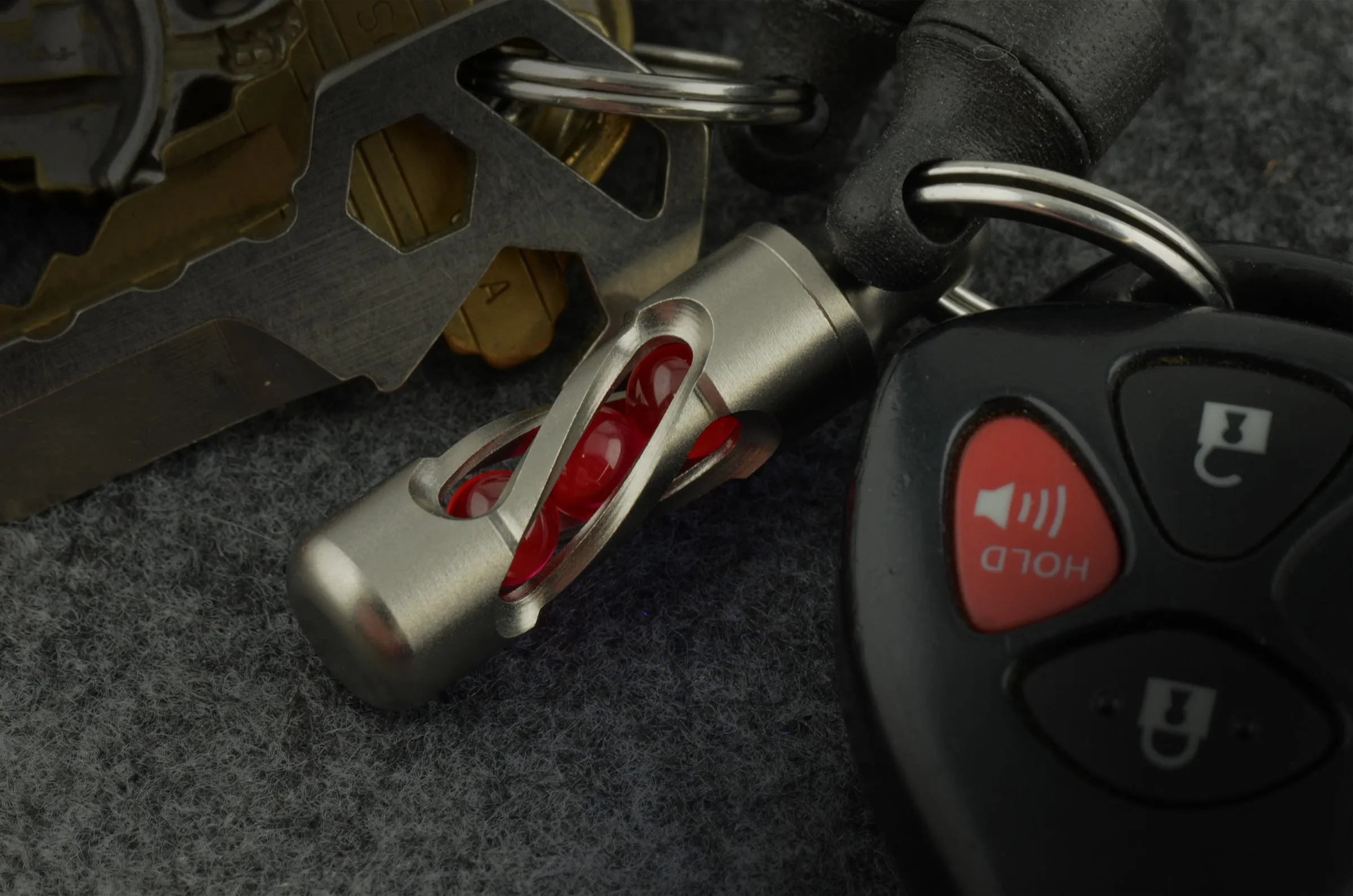 Ruby Keychain Fob