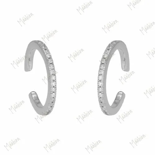 Shimmering Cuff Earrings