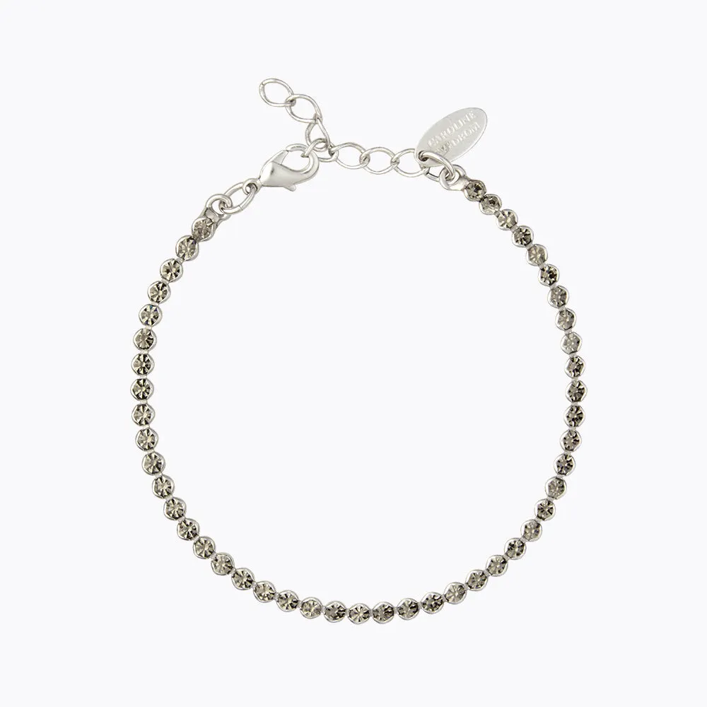 Tennis Bracelet / Black Diamond